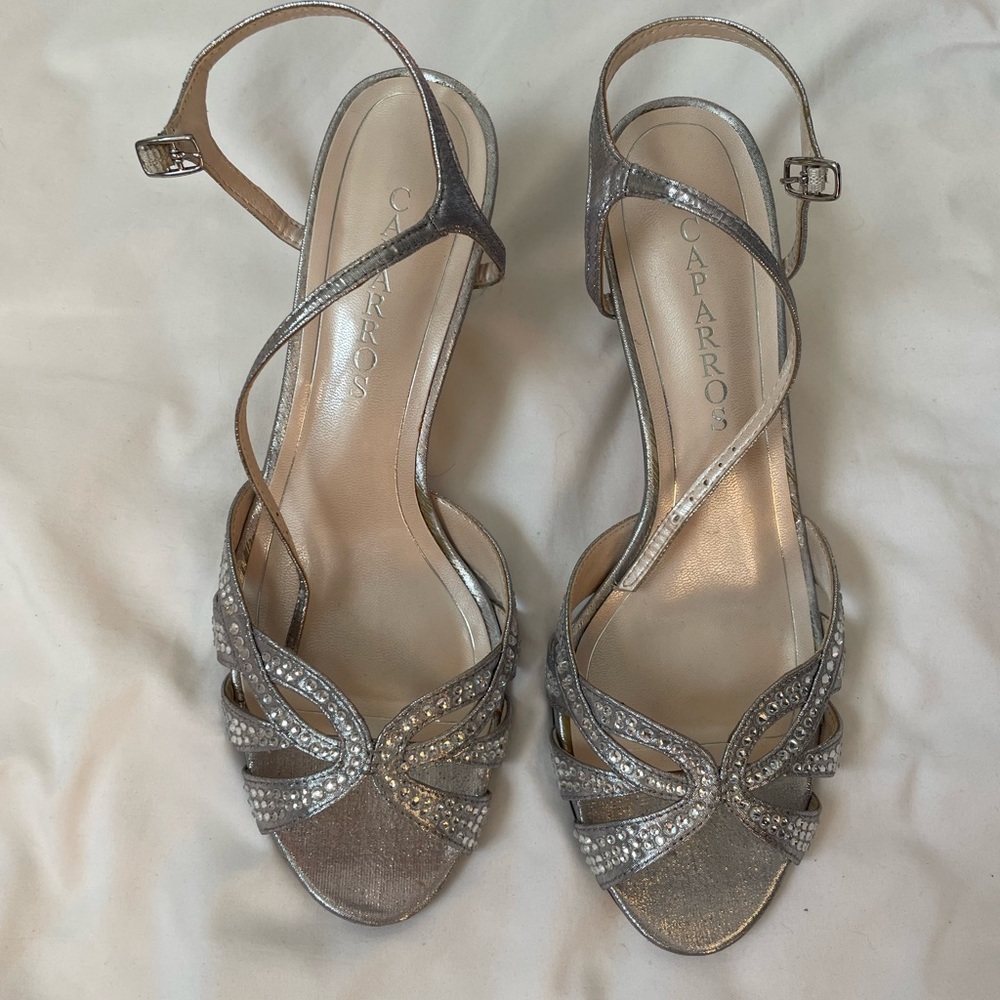 Caparros Silver Heels